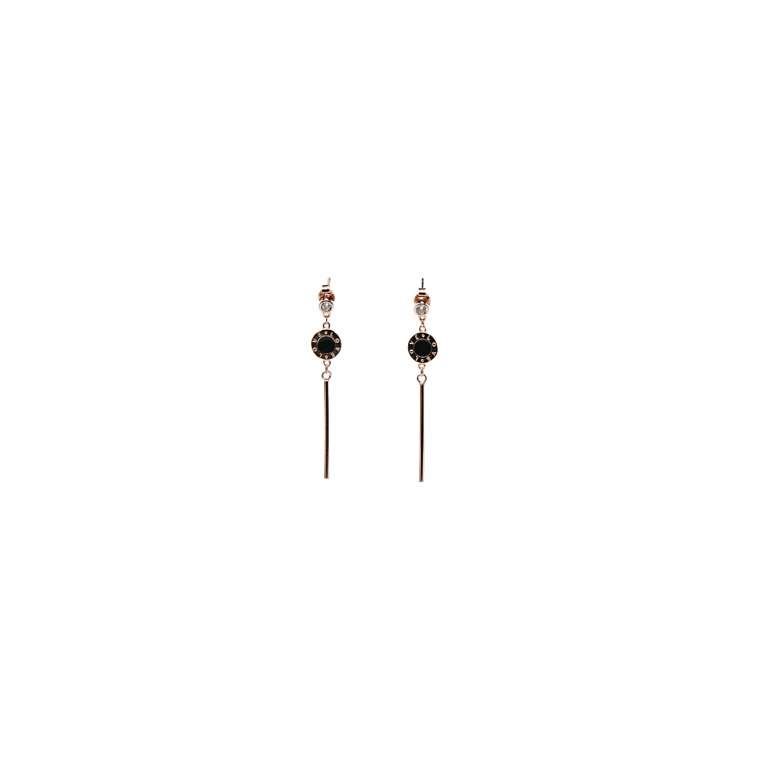 Rose Gold Basic Love Earring