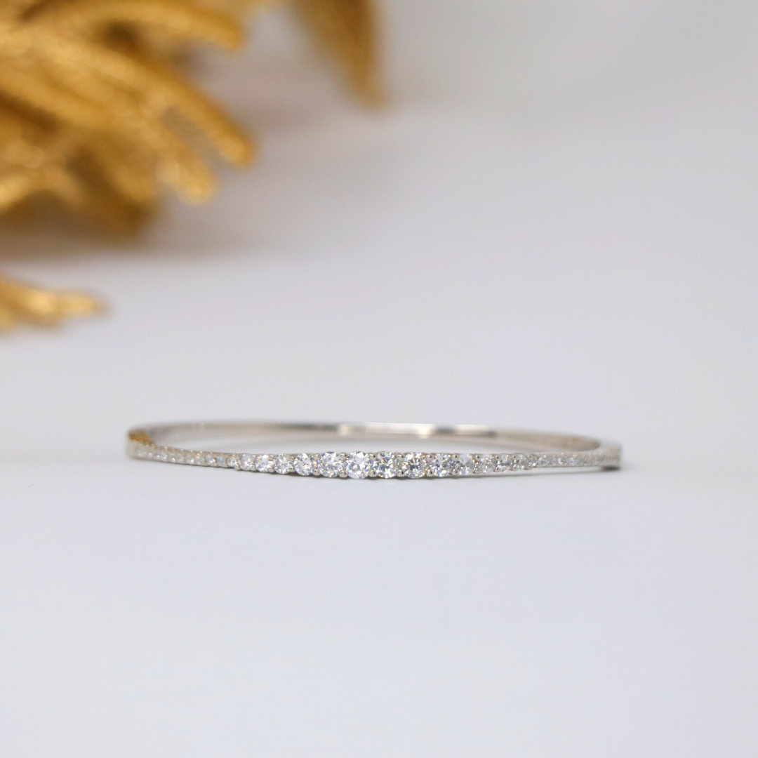 Silver Solitaire Bracelet