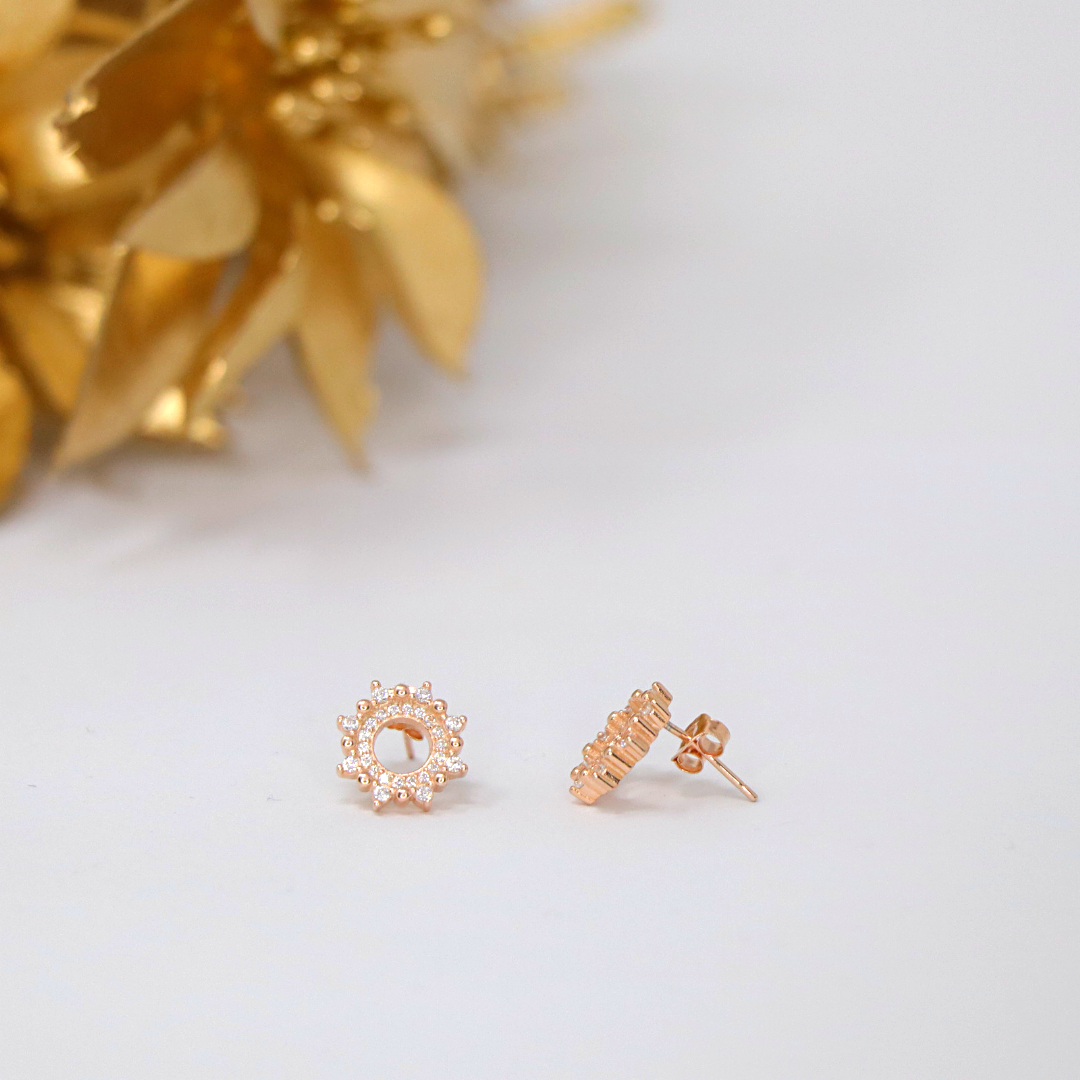 Rose Gold Basic Studs