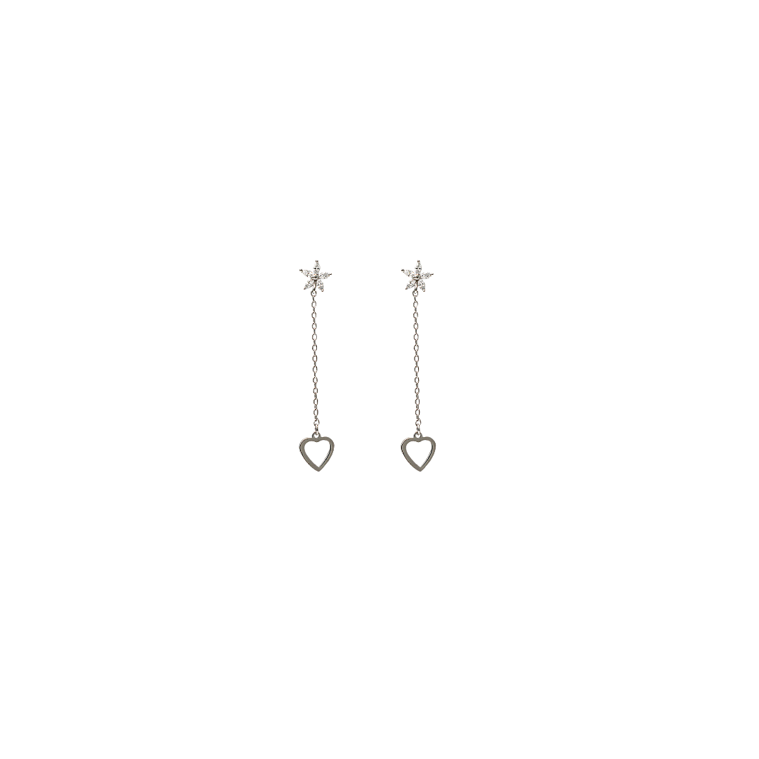 Silver Star And Heart
