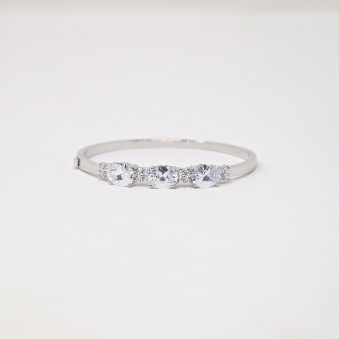 Silver Tri Bracelet