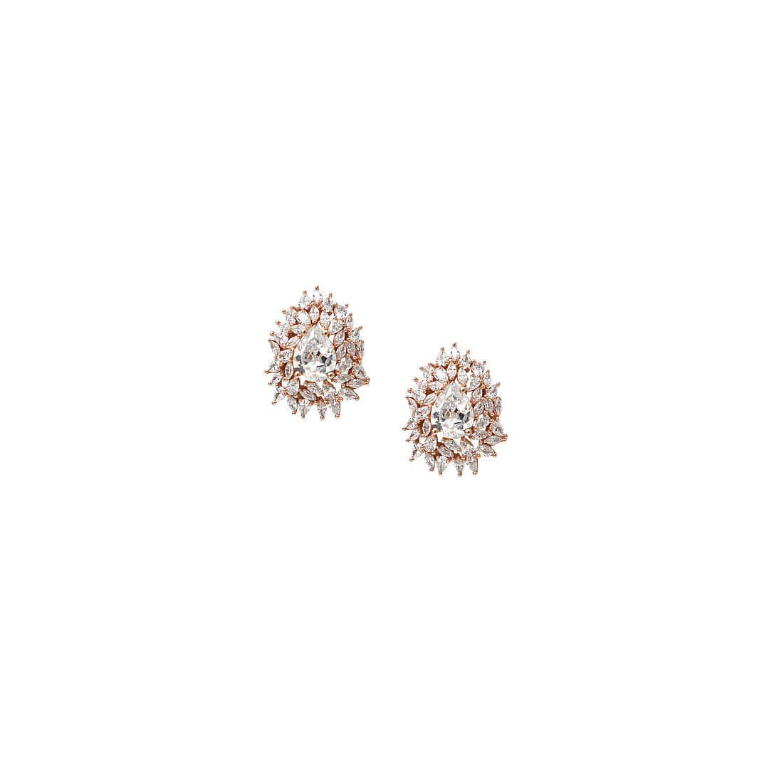 Rose Gold Pear Heavy