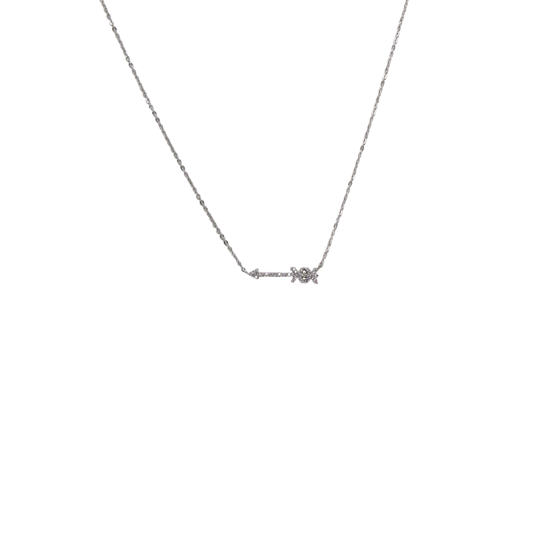 Silver Arrow Chain And Locket