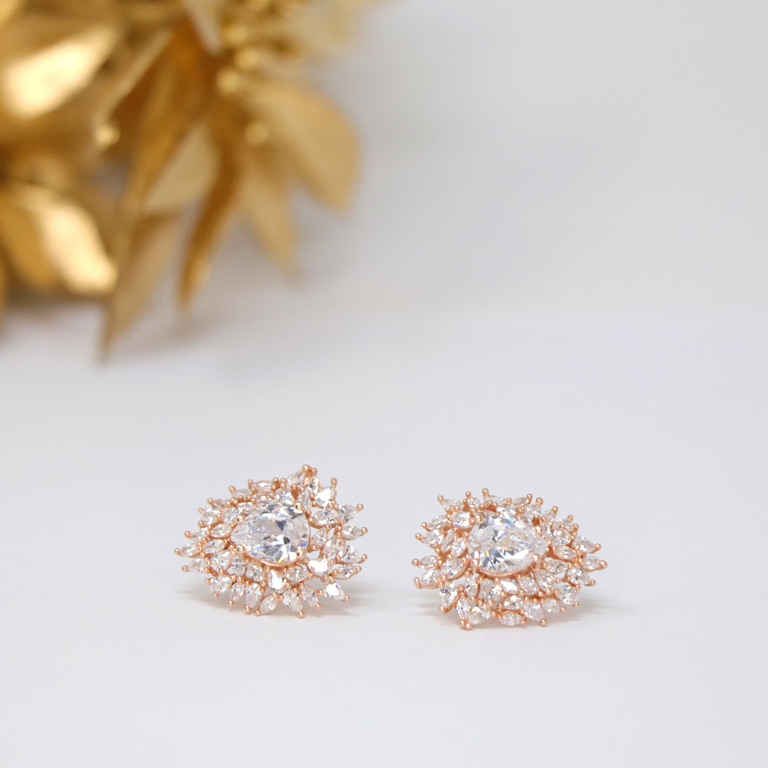 Rose Gold Pear Heavy