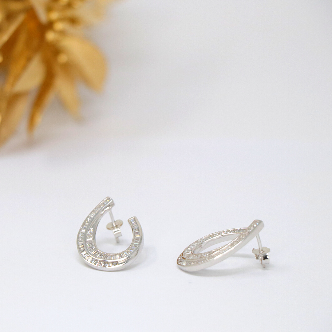 Silver Cluster Studs