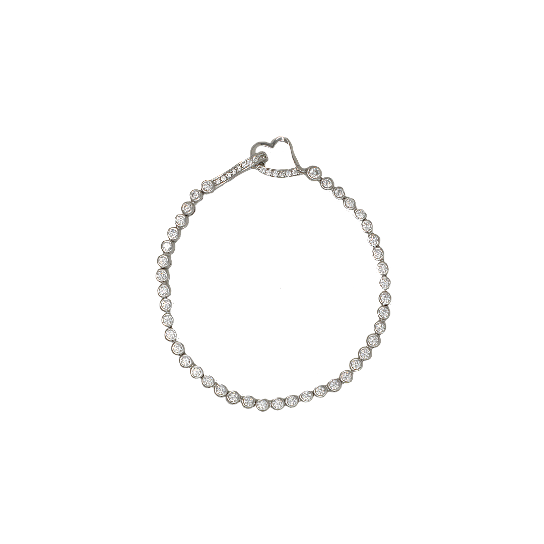 Silver Heart Bracelet