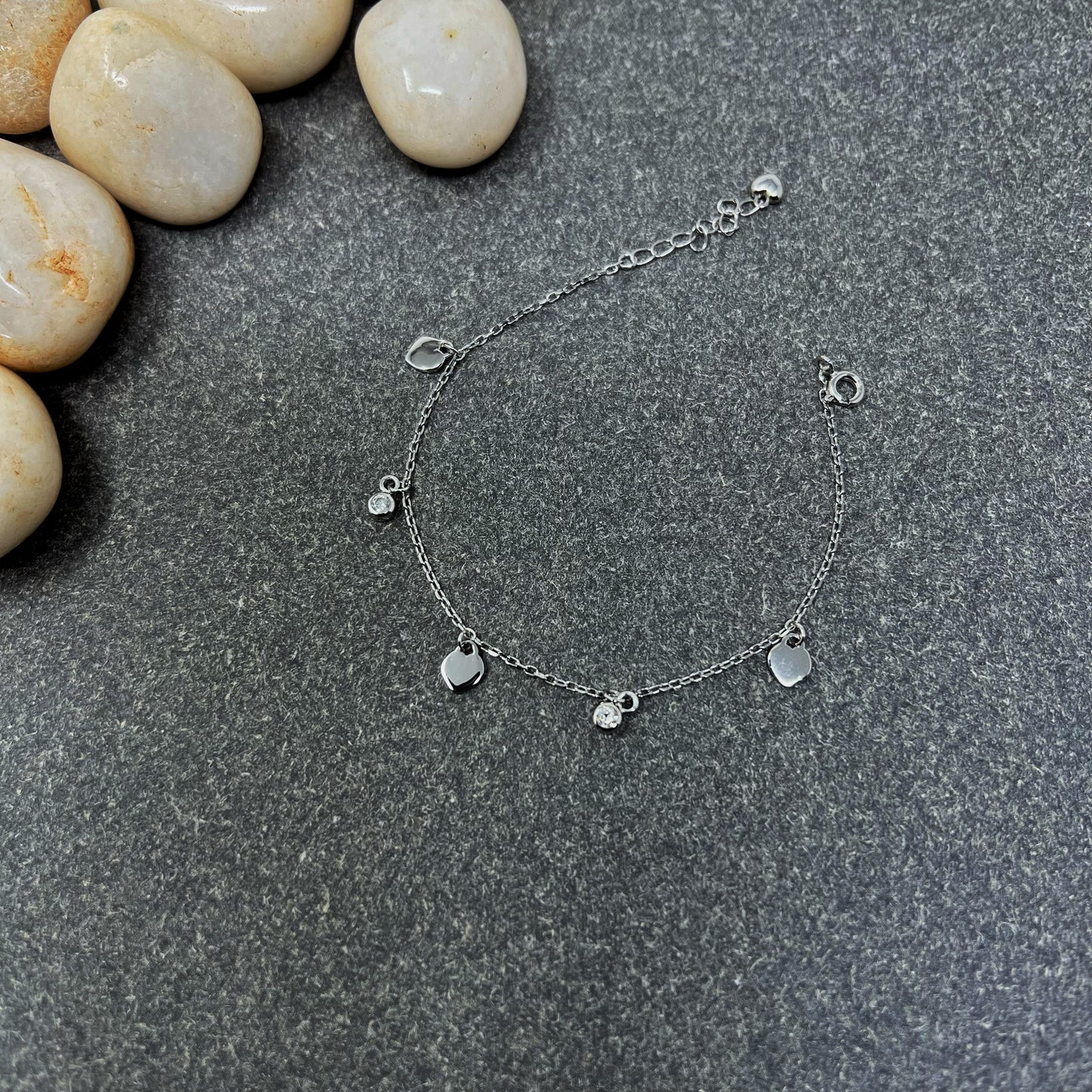 Heart Solitaire Bracelet