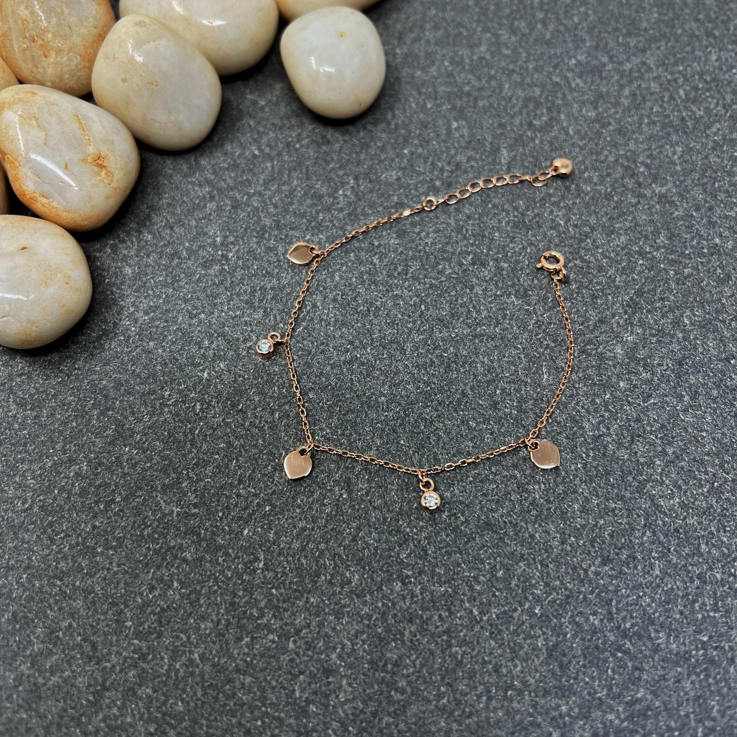 Heart Solitaire Bracelet