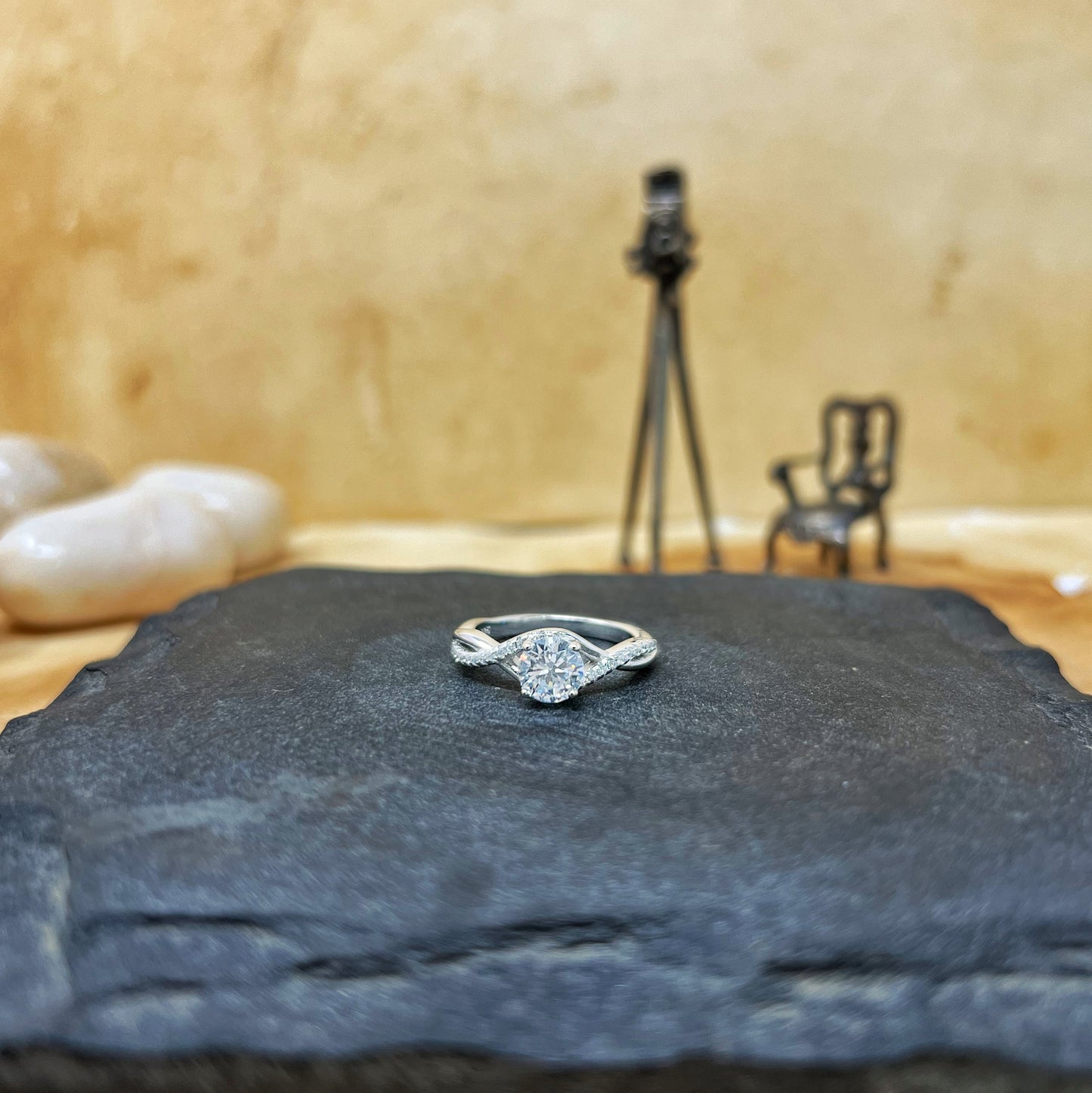 Insignia Solitaire Ring