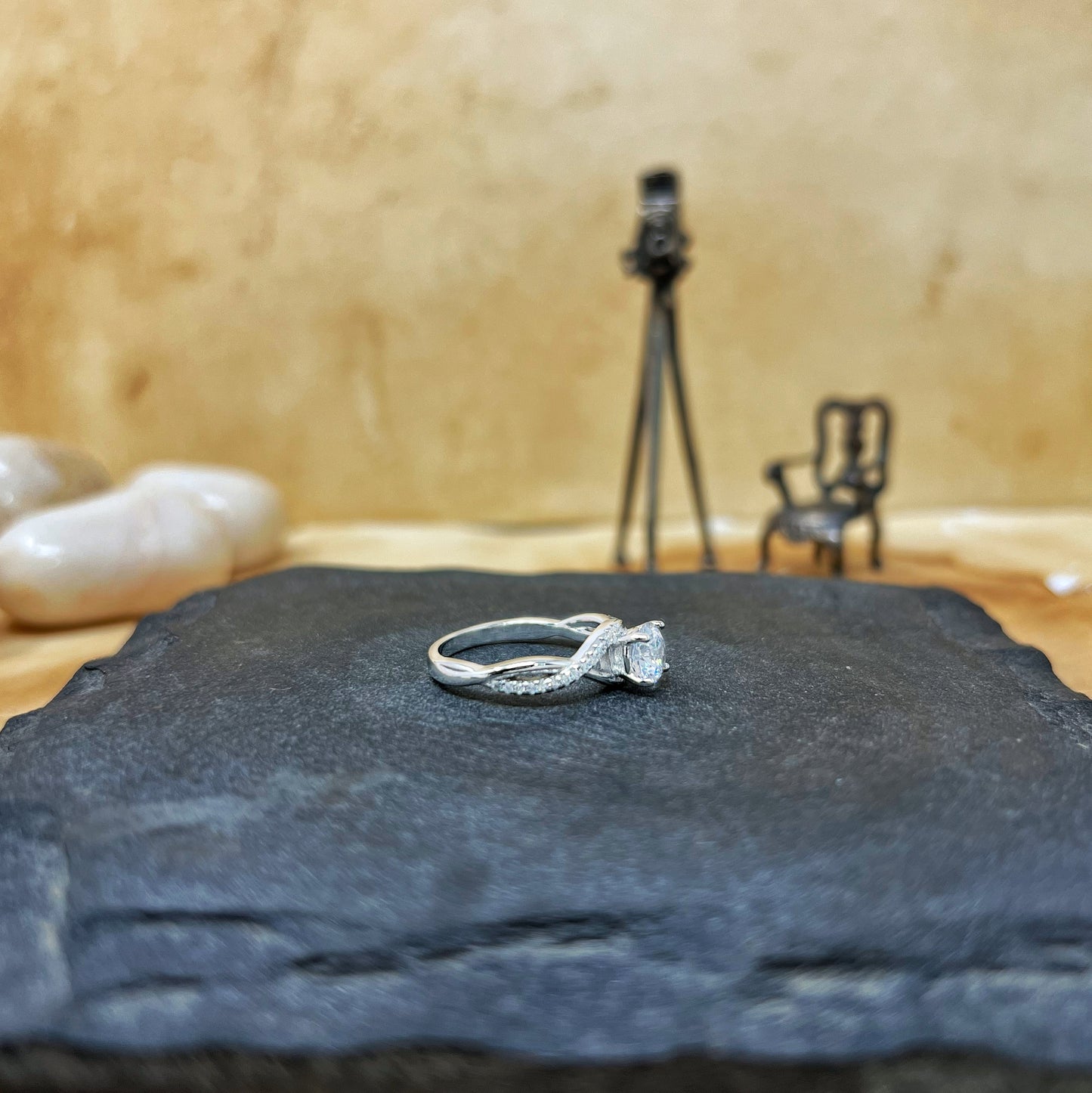 Insignia Solitaire Ring
