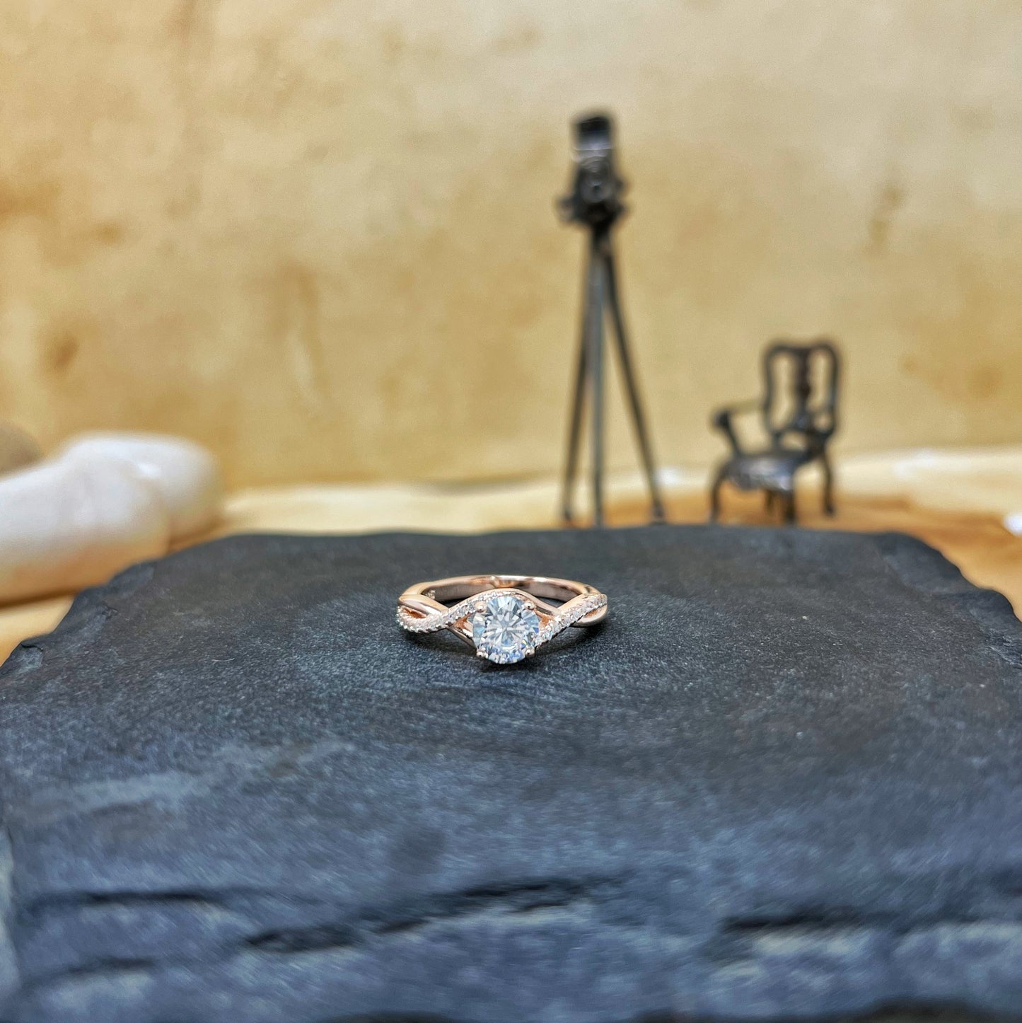 Insignia Solitaire Ring
