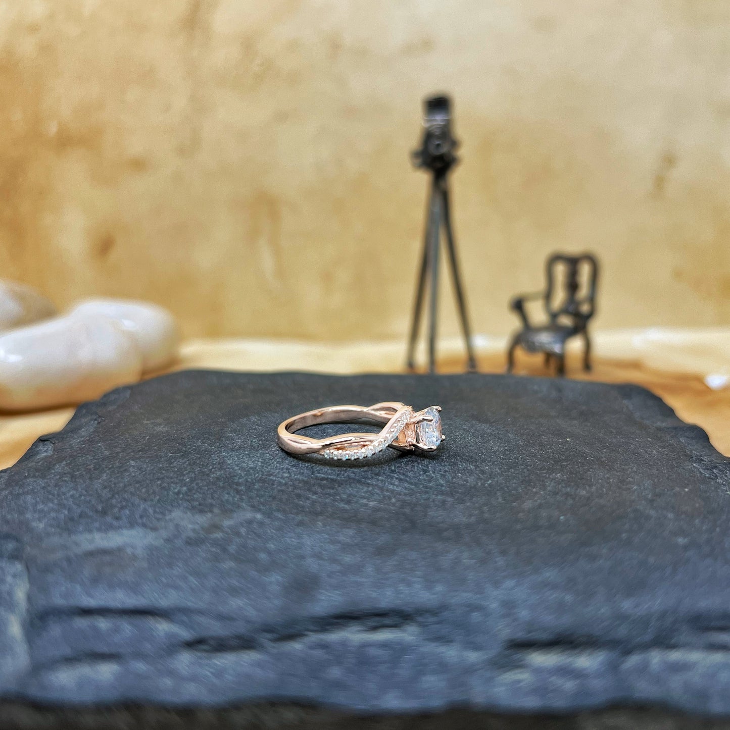 Insignia Solitaire Ring