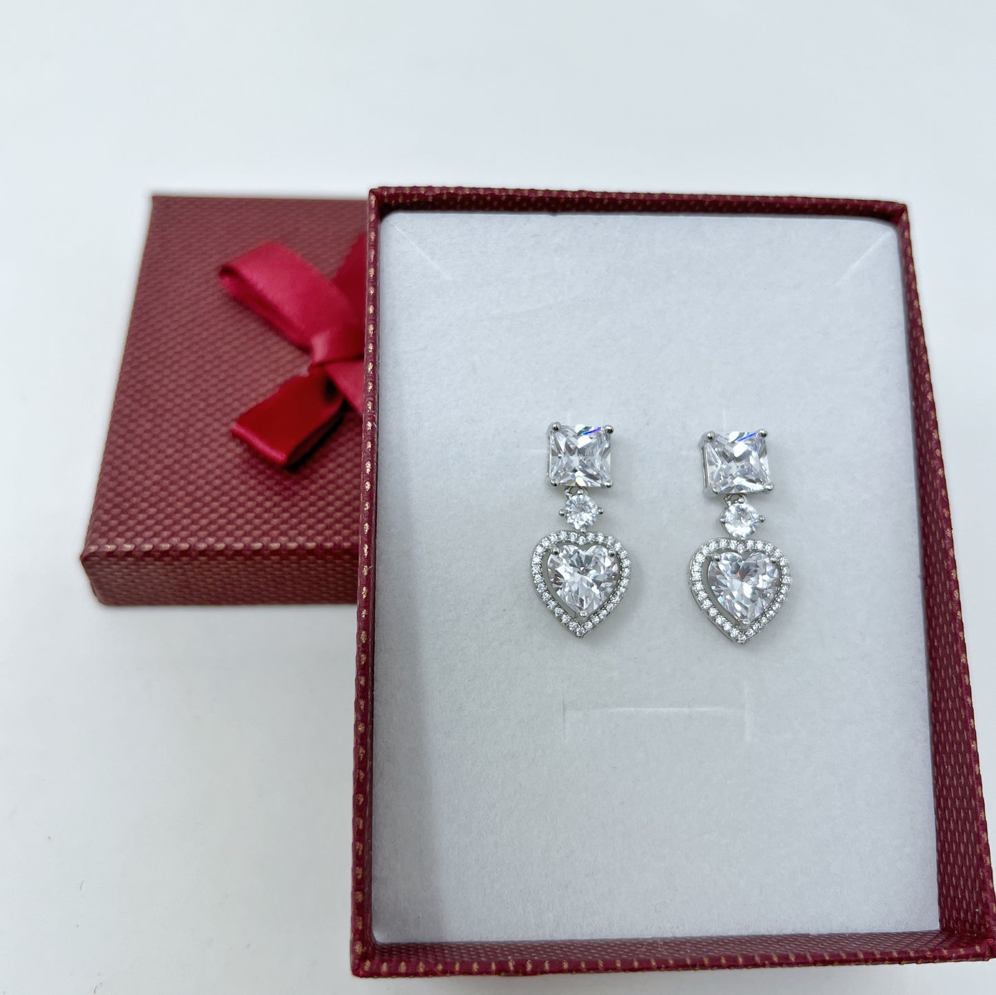 Heart Cut Danglers