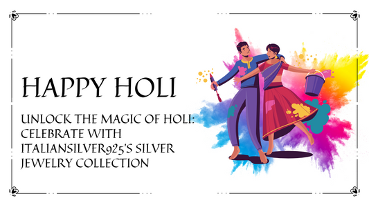 Unlock the Magic of Holi: Celebrate with ItalianSilver925's Silver Jewelry Collection