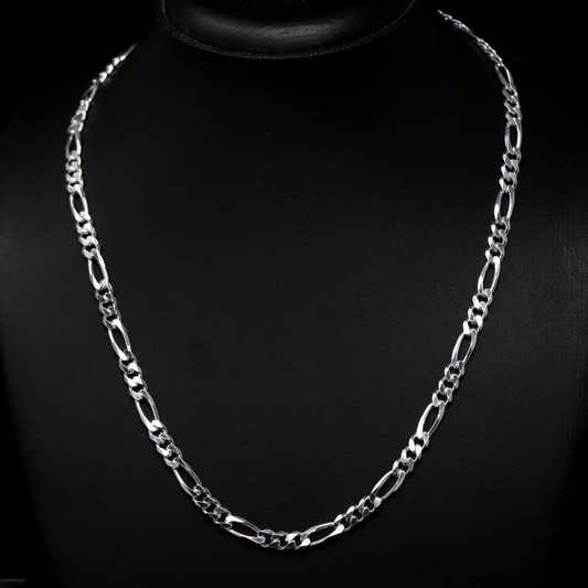 Silver Figaro Chain