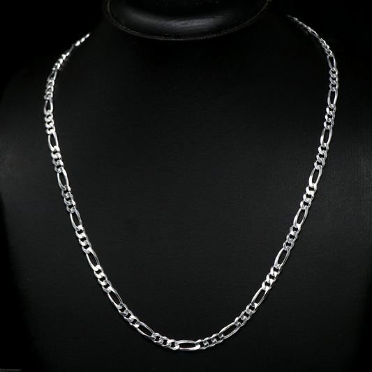 Silver Figaro Chain