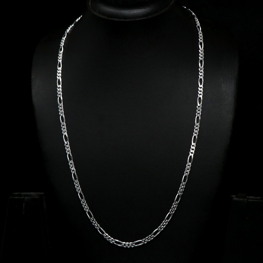 Silver Figaro Chain