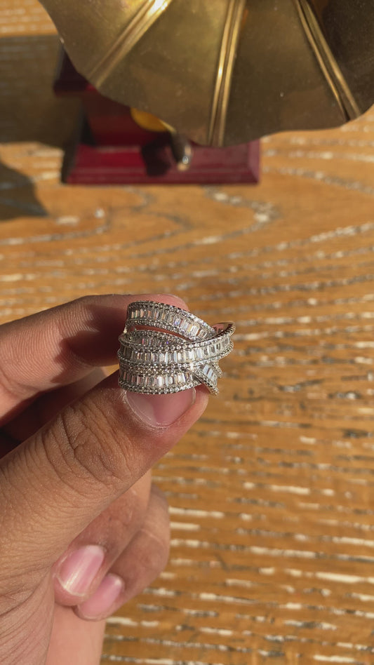 Baguette Cocktail Ring