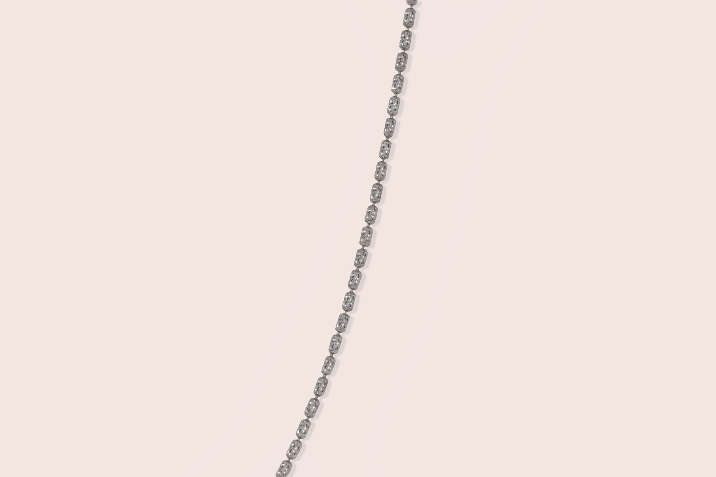 SILVER BASIC BEEDS CHAIN