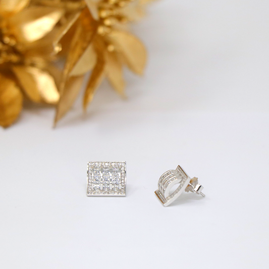 Silver 3D Studs