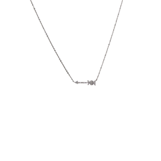 Silver Arrow Chain And Locket