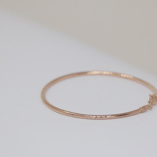 Rose Gold Snake Bracelet