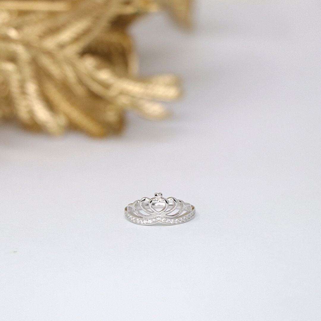 Silver Crown III Ring