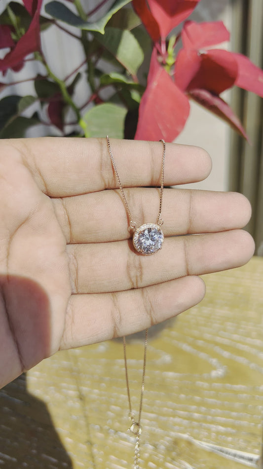 Solitaire Chain And Locket