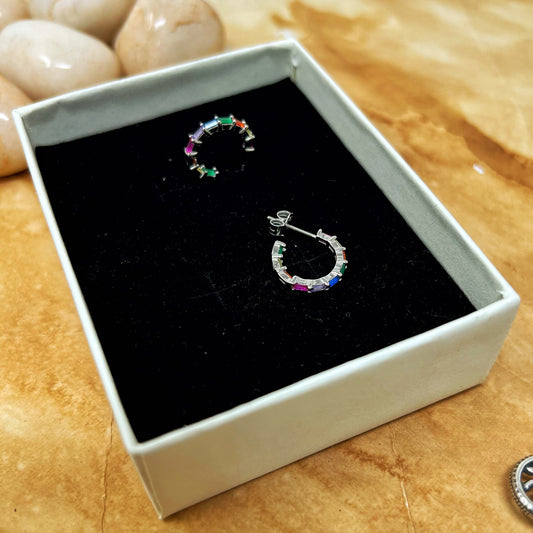 Multi Colour C Hoops