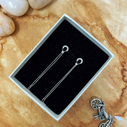 Solitaire Hanging Studs