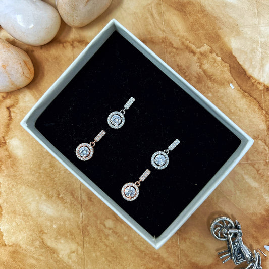 Solitaire Hanging Studs