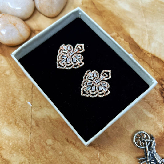 Rose Gold Traditional Studs