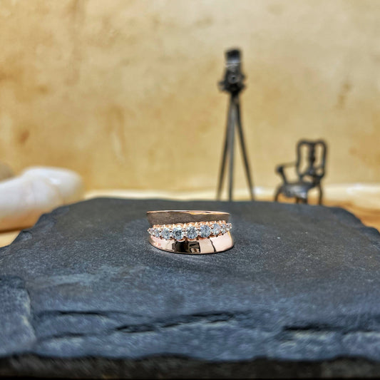 Rose Gold Cocktail Ring