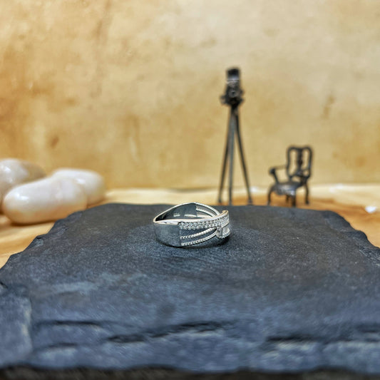 Silver Baguette Ring