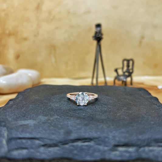 Jade Solitaire Ring