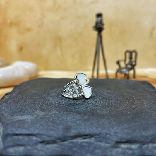 Heart Mop Cocktail Ring