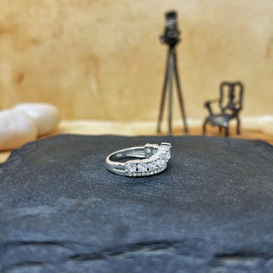 Studded Crown Ring