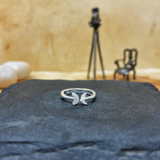 Silver Butterfly Ring