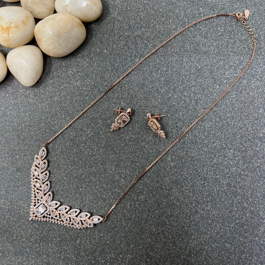 Leaf Necklace Set