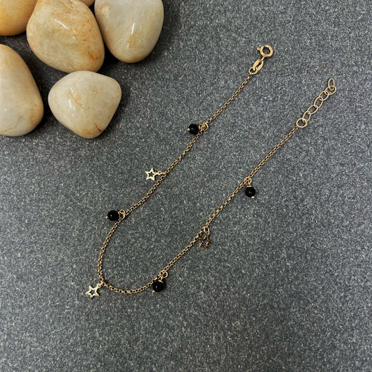 Rose Gold Star Anklet