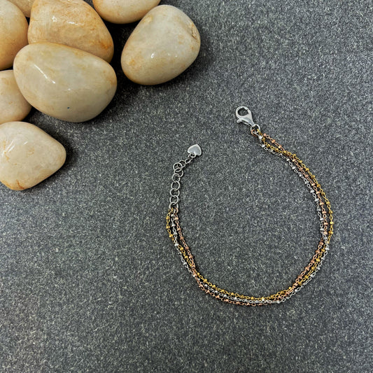 Tri Tone Beads II Bracelet