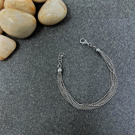 Silver Bunch Bracelet