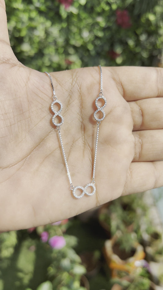 Silver Infinity Chain ♾