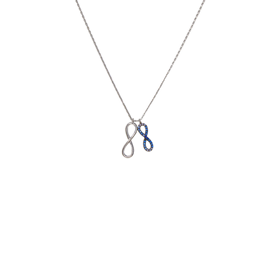 Silver Infinity Chain And Locket