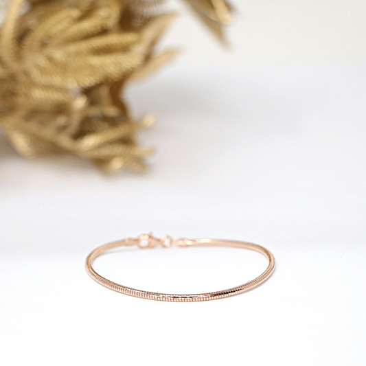 Rose Gold Snake Bracelet